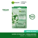 Garnier Skin Active Hydra Bomb Green Tea Tissue Face Mask, Hydrating And Rebalancing 28G